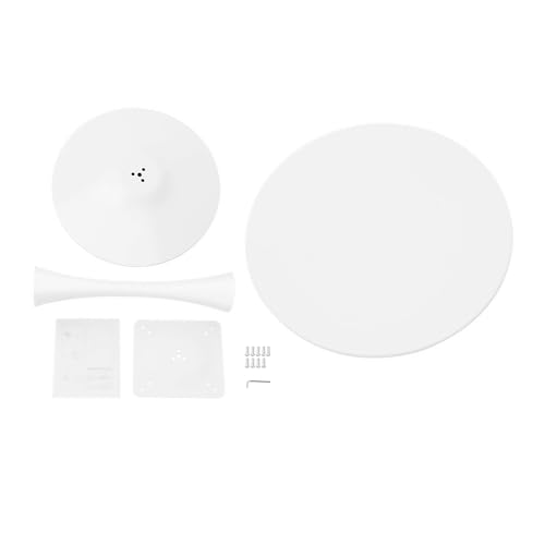 Round White Dining Table Modern Kitchen Table with Pedestal Base in Tulip Design, Mid-Century Leisure Table for 2 to 4 Person,for Kitchen, LivingRoom, Restaurant, Office, Cafe(31.49inches) - size: 28.74×31.49×31.49 inches