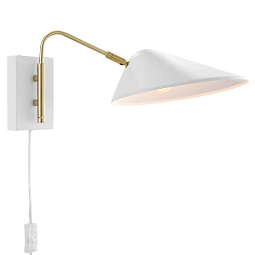 Journey 7" Swing Arm Wall Sconce - color: White, size: 7" Swing Arm
