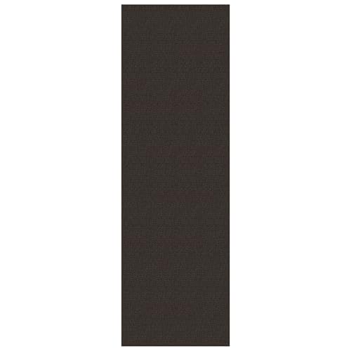 Washable Runner Rug, Non Slip Kitchen Runner, 2x8 Ft, Taupe/Coffee | Washable Braided Runner Carpet, Non Slip Rubber Dot Backed, For Hallway, Kitchen, Entryway, Bedroom, Laundry Room, Foyer - color: Taupe/Coffee, size: 2' x 8' (Rectangular)