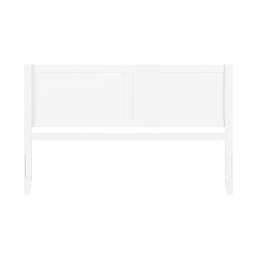 AFI, Canyon King Solid Wood Rustic Farmhouse Headboard, White - color: White, size: King (U.S. Standard)