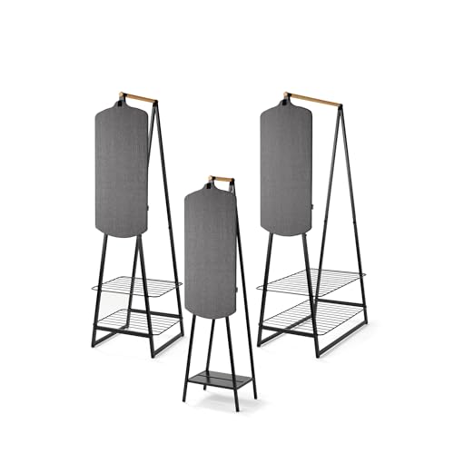 Brabantia - Linn Clothes Rack - Multi-Functional - Space Saver - Adjustable Shelves - Wardrobe Hanging - Drying Rack - Freestanding - Stable - White - Small - color: White, size: Small