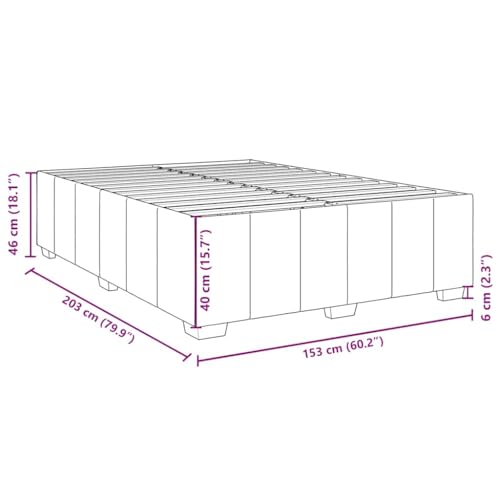 Queen Size Upholstered Bed Frame, Modern Fabric Platform Mattress Foundation with Solid Wood Slats, Dark Grey Low Profile Bedroom Furniture - color: Dark Gray, size: Queen & Dark gray