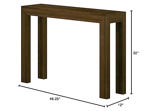 Plank+Beam Modern Console Table, 46 Inch, Walnut | Non-Toxic Finishes, Versatile Design, Modern Design, Easy Assembly, Modern Style, Quick Setup, Solid Wood - color: Walnut, size: 46 Inch