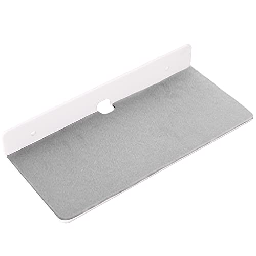 4 PCS Clear Small Acrylic Floating Wall Shelves,9 Inch Adhesive Display Shelf for Nintendo Switch/Smart Speaker/Security Cameras/Action Figures,No Damage Expand Wall Space - color: Clear With Adhesive Tape and Screws