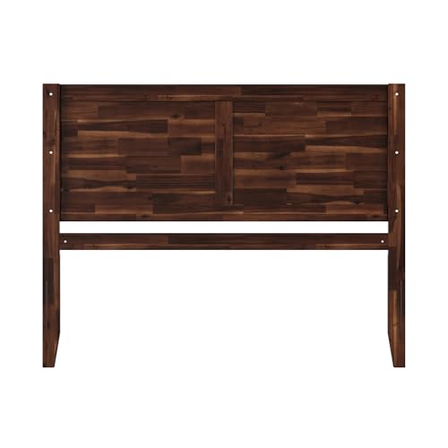 AFI, Canyon Queen Solid Wood Rustic Farmhouse Headboard, Barnwood - color: Barnwood, size: Queen (U.S. Standard)