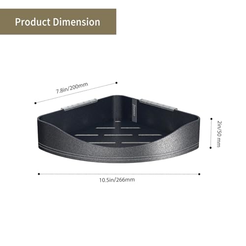 Corner Shower Shelves, Luxury Rustproof Shower Corner Caddy for Bathroom Kitchen Storage