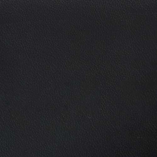 54-inch Double Headboard Cushion, Faux Leather Upholstered Padded Bed Backrest for Reading and Relaxation, Modern Wall-Mounted Bedroom Headboard, Black - color: Black, size: 54 in Double