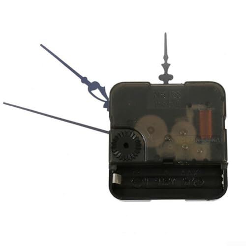 Quartz Clock Movement Kit for Silent Wall Clock Repair and DIY Assembly – Plastic Mechanism with 12.2" Second Hand, 9.2" Minute Hand, 6.5" Hour Hand, 13mm Shaft