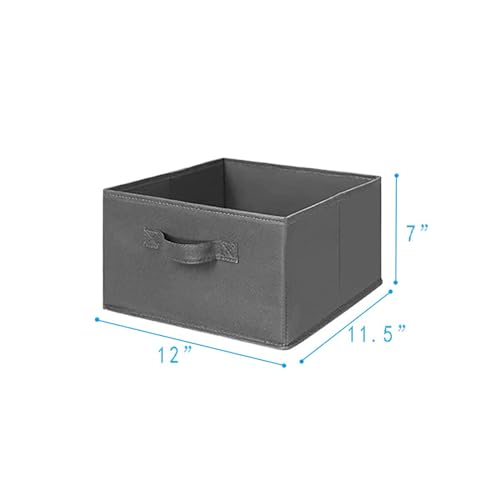 MAX Houser 2 Drawer Hanging Closet Storage Organizer, Dark Grey | For Socks, Underwear & Sweaters, Space Saving Vertical Storage for Bedroom Wardrobe, Sturdy Breathable Fabric Construction - color: Grey-d