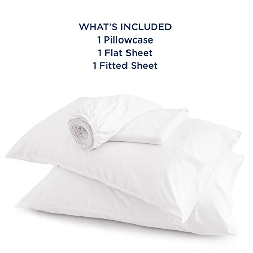 Bedsure PureWoven 100% Rayon Derived from Bamboo, Twin Bed Sheets, 3 Pieces | Cooling Sheets for Hot Sleepers, Breathable & Silky Soft, 16" Deep Pocket, Hotel Luxury Bedding, White - color: 02 - White, size: Twin