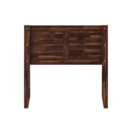 AFI, Canyon Twin Solid Wood Rustic Farmhouse Headboard, Barnwood - color: Barnwood, size: Twin
