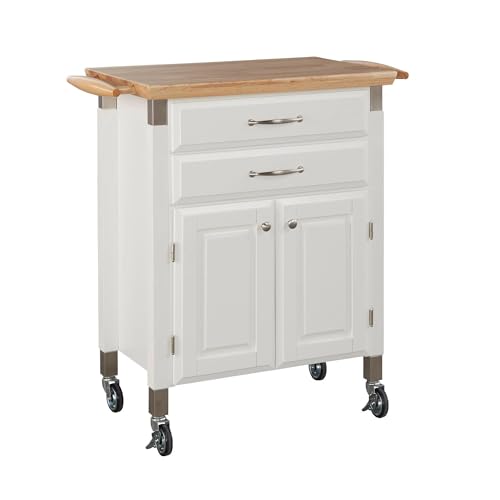homestyles Dolly Madison Off-White Kitchen Cart - color: Off White