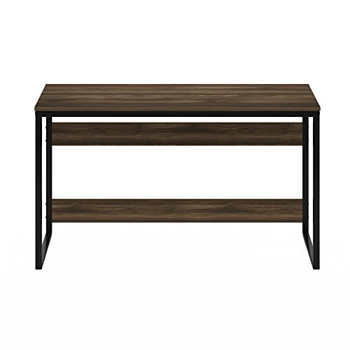 Furinno Moretti Modern Lifestyle Enhanced Study Desk 52 Inch, 52-Inch, Columbia Walnut - color: Columbia Walnut, size: 52 inches