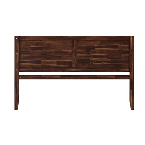 AFI, Canyon King Solid Wood Rustic Farmhouse Headboard, Barnwood - color: Barnwood, size: King (U.S. Standard)