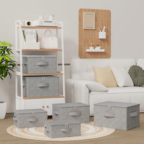 Underbed Storage Boxes with Zippers,15.7x11.8x7.8in,Grey,2 Pack | Under Bed Storage Bins with Handles,Moisture-Proof PP Board Closet Organizers,Foldable Cloth Baskets for Garment Cabinet - color: Grey, size: 15.7x11.8x7.8 in(2 Pack)