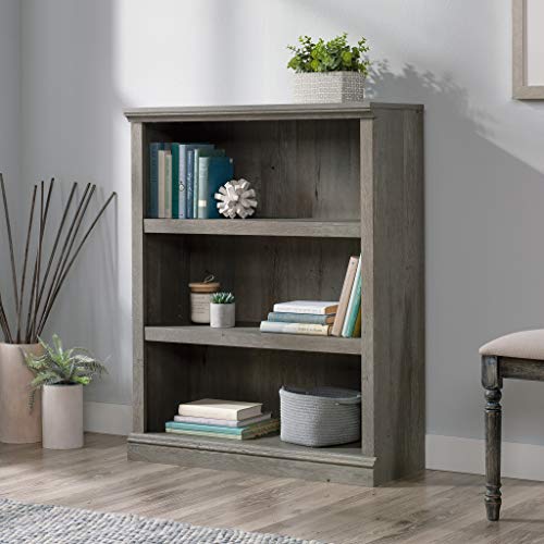 Sauder Miscellaneous Storage 3-Shelf Bookcase/ Book shelf, Mystic Oak finish - color: Mystic Oak Finish