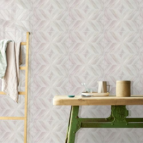 STICKGOO Herringbone Peel and Stick Backsplash, Eurasian Wood, 10 Sheets | 12.6 x 9.7 in, Thicker Rectangular Vinyl Stick-On Wall Tiles, Easy Alignment, Waterproof, Easy to Clean, Kitchen/Bathroom - color: Eurasian Wood Grain, size: Pack of 10