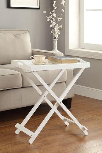 Convenience Concepts Designs2Go Tray Table, White - color: White