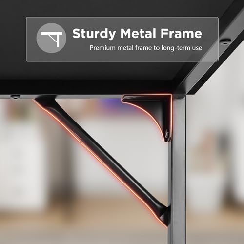 FDW 32 inches Office Small Computer Desk/Home Office Desk/Study Student Writing Desk/Modern Simple Style Desk,Black - color: Black, size: 32 Inches