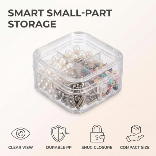 1Pc Floating Frame Box Coin Display Elasticity Membrane Jewelry Storage Box Dustproof For Bracelet Earring Antique Clear Floating Display Holder Elasticity Membrane Jewelry Storage Box (40mm)