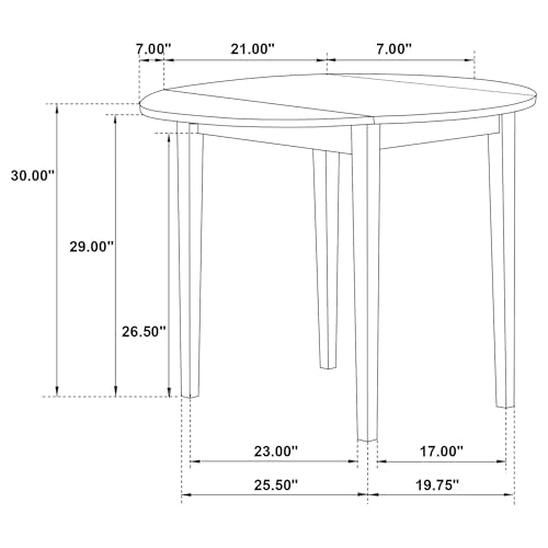 Coaster Home Furnishings 3-Piece Round Wood Dining Room Set Drop Leaf Extension Table Ladder Back Side Chairs Upholstered Seat Cushions Cappuccino and Tan 130005