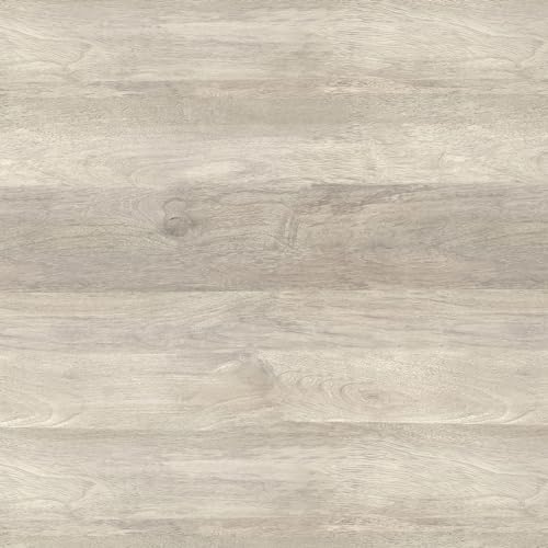 SIMPLIHOME Sawhorse 48" Wide Walnut Veneer and Metal Coffee Table | Modern round coffee table with black metal legs and a large surface; cocktail table or center table for living rooms. - color: White Wash