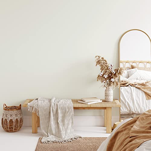 VEELIKE Off White Contact Paper Peel and Stick for Cabinets, Desk, Waterproof Thick White Wallpaper 15.7''x118'' Removable Wallpaper Self Adhesive Vinyl for Bedroom Walls, Shelves, Kitchen Furniture - color: Off-White, size: 15.7" x 118"