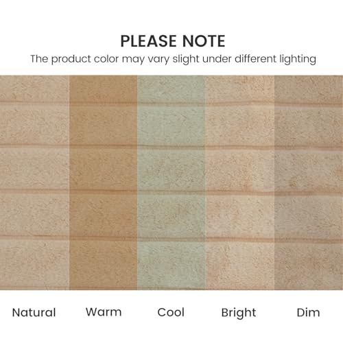Cozy Bliss Deluxe Sheared Rabbit Faux Fur Throw Blanket, Soft Fuzzy High-Low Sculpted Plush Blanket for Couch, Cozy Home Accent, All Season Use, Khaki 50"x60" - color: Khaki, size: Throw(50" x 60")