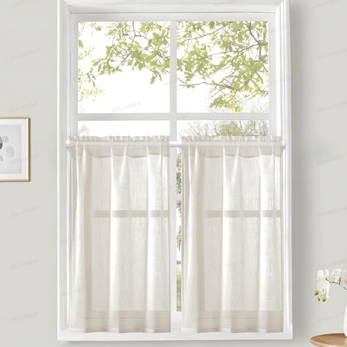 2PCS White Tension Rod 17 to 28 Inch Small Curtain Rod | Adjustable Spring Curtain Rod No Drilling, Spring Tension Rods for Window DIY Projects Cupboard Wardrobe Short Tension Rod - color: White, size: 17 to 28inch-2pcs