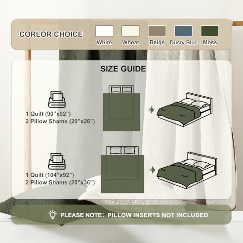 WDCOZY Paisley Quilt Set Oversize King Size, Light Beige Matelasse Lightweight Bedspread, Soft Farmhouse Rustic Coverlet, Spring Summer Thin Comforter, Country Bedding, 116x106 inches, 3 Pieces - color: Wheat, size: Cal King (116"x106")