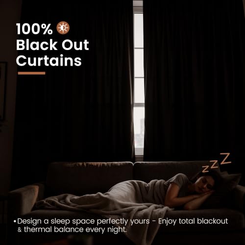 BGment Brown Linen Blackout Curtains 40 Inch Length, Short Window Drapes Insulated Room Darkening with Rod Pocket for Small Bedroom Privacy, 2 Panels Set, Each 30 Inch Wide - color: Brown, size: 30"W x 40"L (Pack of 2)