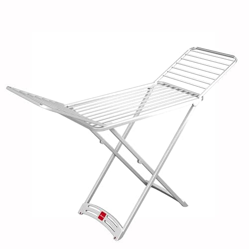 Vileda Clothes Airer, White, 55 x 18 x 126 cm - size: 55 x 18 x 126 cm