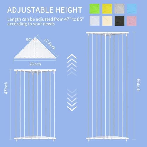 Stuffed Animal Storage Corner - Large Stuffed Animal Holder with Length Adjustable - Plush Storage Hanging Stuffed Animal Net for Wall(Yellow) - color: Yellow, size: X-Large
