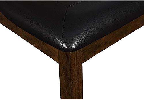 New Classic Furniture Gia 3-Piece Drop Leaf Dining Table Set with 2 Chairs, 42-Inch, Brown - color: Brown, size: Dining Set