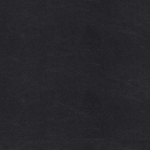 HomePop 32" Large Tufted Round Storage Ottoman - Black Faux Leather - color: Black Faux Leather