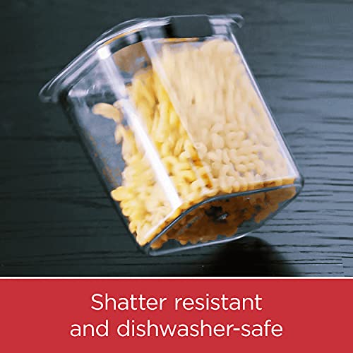 Rubbermaid Brilliance 12-Cup Airtight Food Storage Container,Perfect for Pantry Staples,Clear/Grey,(Pack of 2) - size: 12 Cup (Pack of 2)