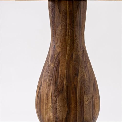 FE2-0N-TP Ferris Modern Dining Table - a Round Kitchen Table Top with Pedestal Base, 48x48 Inch, Sandblasting Antique Walnut - color: Sandblasting Antique Walnut, size: 48x48 Inch