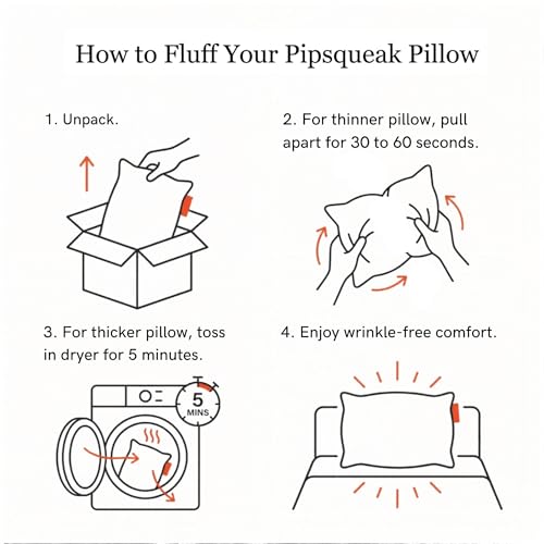 Microfiber Pipsqueak Pillow - Small, Mini - 11 x 7 in - Tiny Pillow for Travel, Cars, Airplanes, Camping, Dogs, Toddlers, Kids, Lumbar, Knees and Neck - Ages 2 Yrs and Up - color: Light Blue, size: 1 Pack, style: Non-Personalized