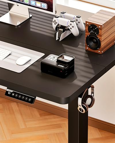 BIZUM Standing Desk Electric Adjustable Computer Desk-Stand up Desk Office Gaming Home Office Memory Desks 48x24 inches Black - color: Black, size: 47.2*23.6 Inch