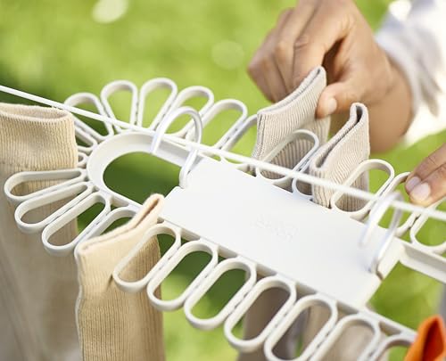 Joseph Joseph Petal 32-Piece Small Item Drying Hanger Rack for Socks and Underwear - size: 32 pcs