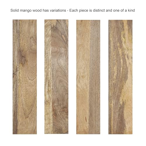 Kate and Laurel McCutcheon Modern Floating Console Table for Entryway, 30 x 9 x 6, Natural Wood, Decorative Transitional Floating Entryway Table for Use as Living Room Storage Wall Shelf