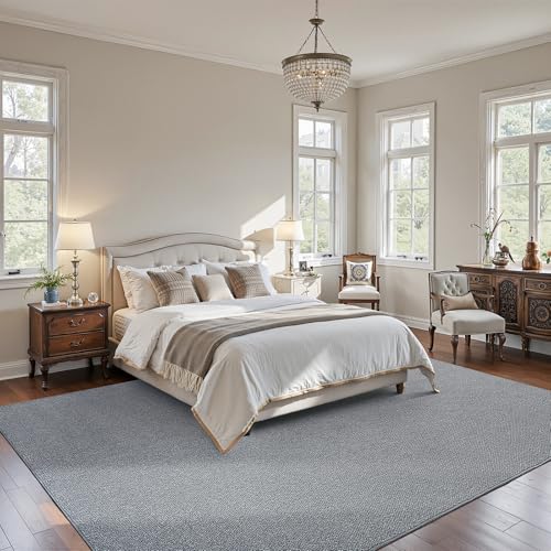 CHAMPLANT Washable Area Rug 4x6 Feet Grey Non Slip Living Room Kitchen Rugs Indoor Entryway Rug Floor Carpet for Dining Living Room Bedroom - color: Grey, size: 4' x 6' (Rectangular)