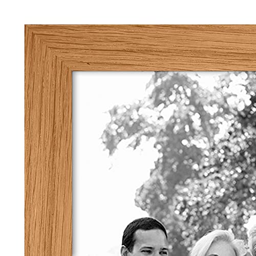Americanflat Set of 10 Picture Frames with Shatter-Resistant Glass - Gallery Wall Frame Set with Two 8x10, Four 5x7 and Four 4x6 Frames - Signature Collection - Dark Oak | Includes two 8x10, four 5x7 and four 4x6, shatter-resistant glass, hanging hardware