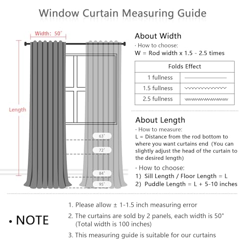 Blackout Curtains 72 Inches Long Leaves Patterned Farmhouse Thermal Insulated Privacy Protection Drapes with Rod Pocket Back Tab for Bedroom Living Room, 2 Panels, 50" Wide, Khaki - color: Blackout- Leaves Khaki, size: 50"W x 72"L (Pack of 2)