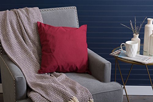 DII Chevron Throw Collection Handloomed Cotton, 50x60, Eggplant - color: Eggplant, size: 50x60"