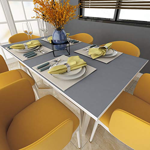 Livelynine 15.8x197 Light Grey Contact Paper Peel and Stick for Cabinets Rental Friendly Kitchen Cabinet Wallpaper Adhesive Vinyl Wrap Gray Desk Cover Removable Wall Paper Modern Bedroom Bathroom - color: Solid Gray, size: 15.8" x 197"