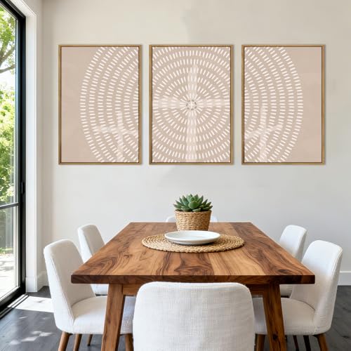 Framed Jesus Wall Art Jesus Feeds The 5000 Canvas Wall Art Christian Paintings Neutral Painting Artwork for Living Room Bedroom Office 16x24 Inch Set of 3 - color: Jesus Feeds The 5000, size: 24"L x 16"W