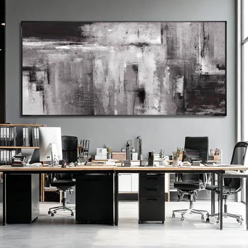 XIANSHOU Graffiti Wall Art Abstract Canvas Picture Contemporary Photo Prints 40"x86" Large Posters for Living Room Office Artwork - color: Black, size: 86"L x 40"W