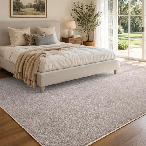 6x9 Large Oatmeal/White Area Rug Non-Slip Washable for Living Room Bedroom | Soft丨Stays Put丨Low Pile Thin丨Lays Flat丨Kid & Pet Friendly丨Dorm丨Dining Room丨Nursery丨Playroom丨Indoor丨Laundry丨Carpet丨Home Decor - color: Light Tan, size: 6' x 9' (Rectangular)