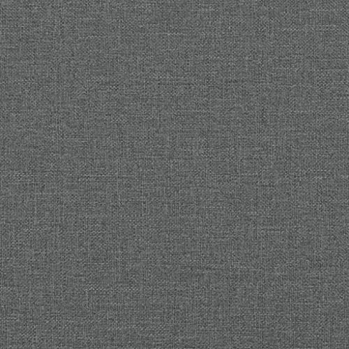 2-Seater Couch Dark Grey 54.3x54.3x31.5 in, Modern Sofa with Removable Polyester Covers, Breathable Loveseat for Living Room, Small Couch for Apartments and Bedrooms - size: 54.3 x 54.3 x 31.5 in (W x L x H)